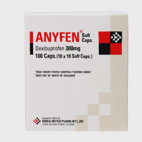 Viên nang Anyfen 300mg điều trị viêm xương khớp, viêm khớp dạng thấp (10 vỉ x 10 viên)