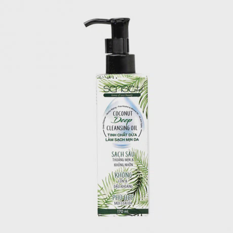 Dầu dừa tẩy trang sạch sâu mịn da Sense+ (170ml)
