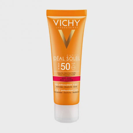 Kem chống nắng chống lão hóa & dưỡng da Vichy Ideal Soleil SPF50 PA+++ (50ml)