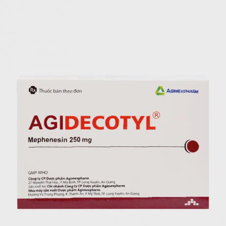 Agidecotyl 250mg (10 vỉ x 10 viên/hộp)