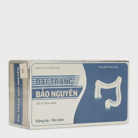 Thực phẩm bảo vệ sức khỏe hỗ trợ bệnh viêm đại tràng cấp và mãn tính Đại tràng Bảo Nguyên (5 vỉ x 10 viên/hộp)