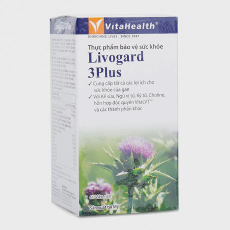 Viên uống Livogard 3Plus giúp thanh nhiệt, hỗ trợ giải độc gan (60 viên/hộp)