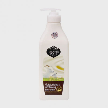 Sữa tắm tinh chất sữa dê làm trắng và dưỡng ẩm da Showermate Plus (550ml)