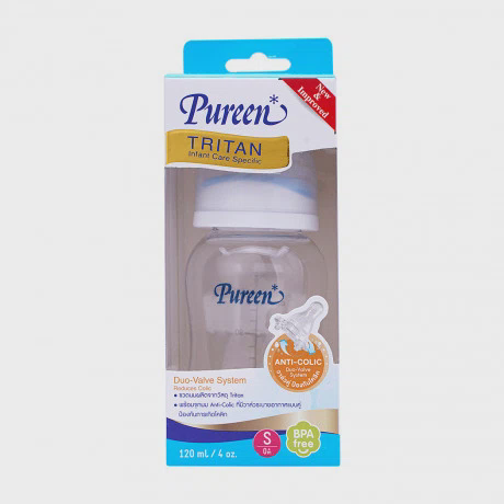 Pureen Binh Sua Co Hep 120ml