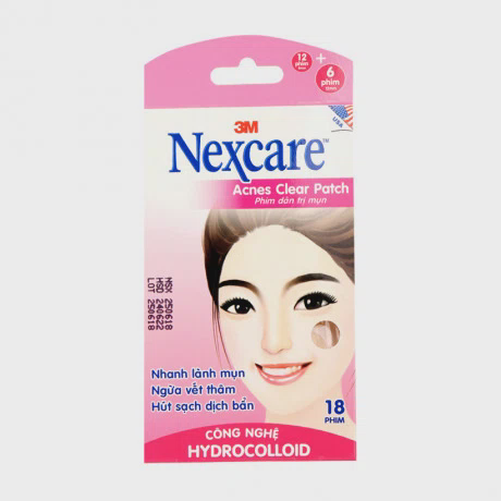 Phim dán mụn 3M Nexcare (18 miếng/hộp)