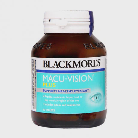 Thực phẩm bảo vệ sức khỏe bổ mắt Blackmores Macu-Vision Plus (Chai 60 viên)