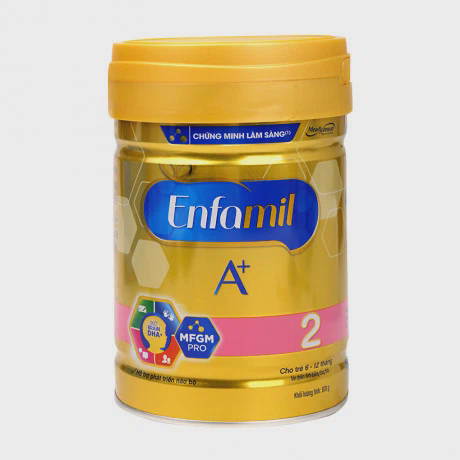 Sữa bột cho trẻ từ 6-12 tháng tuổi Enfamil A+ 2 (870g)