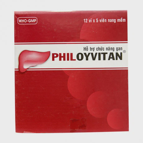 Philoyvitan 200mg (Hộp 12 vỉ x 5 viên)