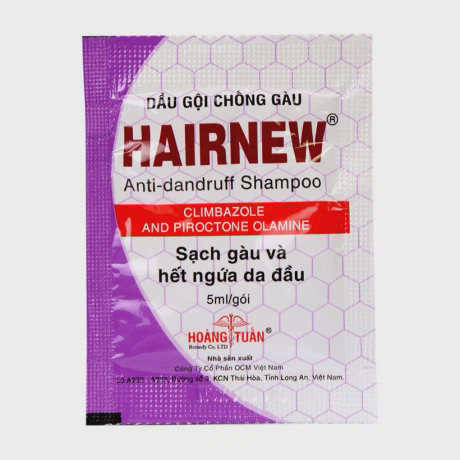 Dầu gội hỗ trợ giảm gàu Hairnew 5ml (Hộp 50 gói)