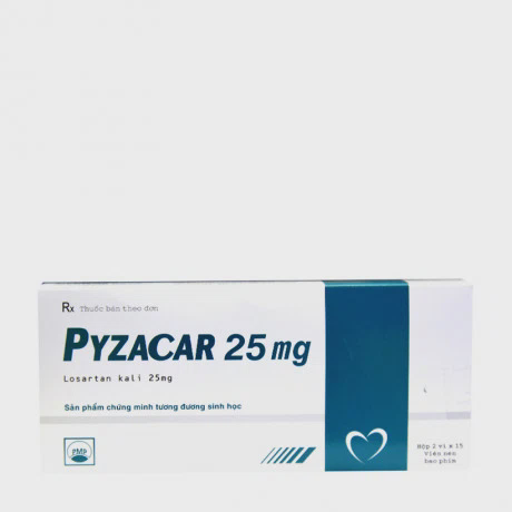 Pyzacar 25mg (2vi x 15vien)