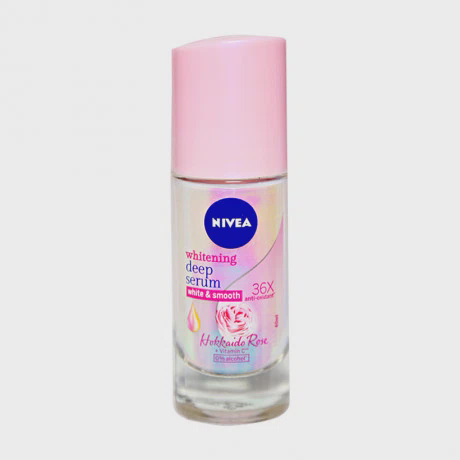 Lăn khử mùi dưỡng trắng chuyên sâu hương hoa hồng Nivea Whitening Deep Serum Hokkaido Rose (40ml)