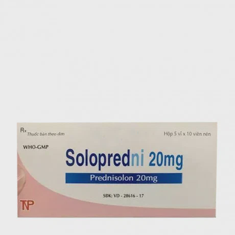 Solopredni 20mg (5 vỉ x 10 viên/hộp)