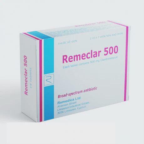 Remeclar 500mg Remedica (2vi x 7vien)