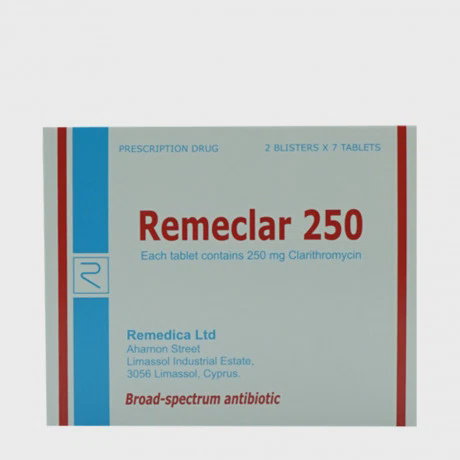 Remeclar 250mg (2 vỉ x 7 viên/hộp)