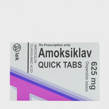 Amoksiklav Quicktabs 1000mg (Hộp 7 vỉ x 2 viên)