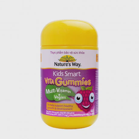 Kẹo dẻo bổ sung vitamin Nature's Way Kids Smart (Lọ 60 viên)