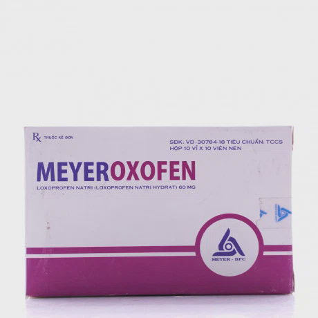 Meyeroxofen 60mg (10 vỉ x 10 viên/hộp)