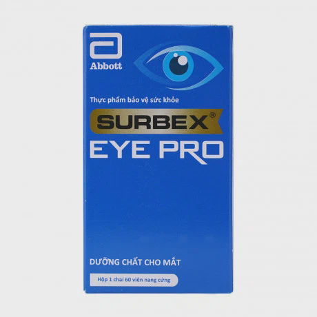 Viên hỗ trợ bảo vệ mắt, giảm mỏi mắt Surbex Eye Pro (Hộp 60 viên)