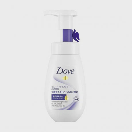 Sữa rửa mặt tinh chất serum dạng bọt cấp ẩm cho da mềm mượt Dove (160ml)