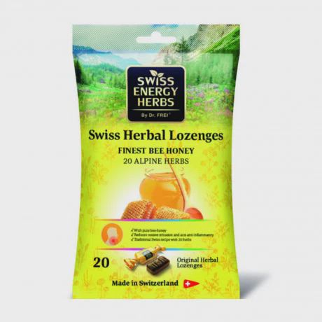 Kẹo thảo dược Swiss Energy Herbs mật ong