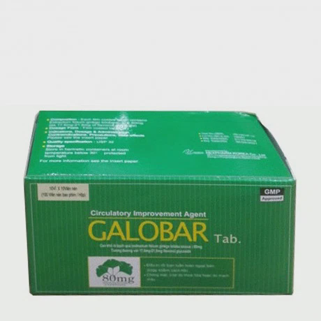 GALOBAR 80mg (Hộp 10 vỉ x10 viên)