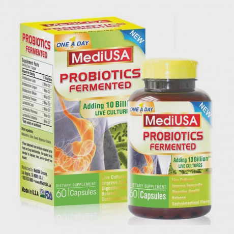 Medi USA Probiotics ferment Ho Tro Tieu Hoa (Hop 60 Vien)