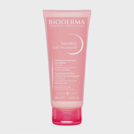 Gel rửa mặt tạo bọt cho da nhạy cảm Bioderma Sensibio Gel Moussant (100ml)