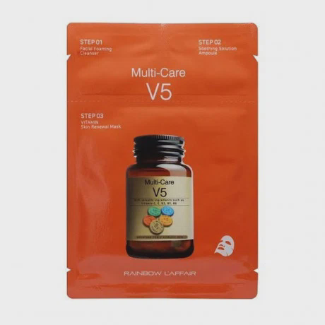 RainBow L'affair Multi Care V5 Vitamin Mat Na Duong Da 3 Step 33ml