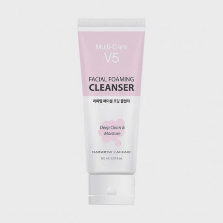 Sữa rửa mặt kiềm Rainbow L'affair Multi-Care V5 Facial Foaming Cleanser (150ml)