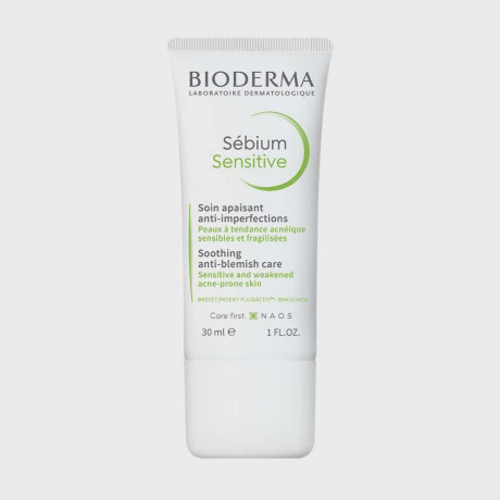 Kem dưỡng da dành cho da mụn, yếu và nhạy cảm Bioderma Sebium Sensitive (30ml)