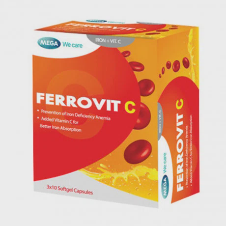 MGWC FERROVIT C Bo Sung Sat Cho Ba Bau (3 vi x 10 vien)