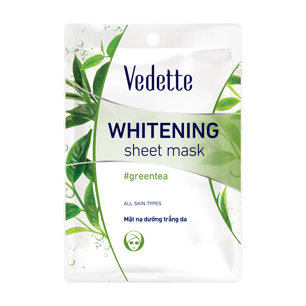 Vedette Mat Na Giay Duong Da Tra Xanh 25g/22ml