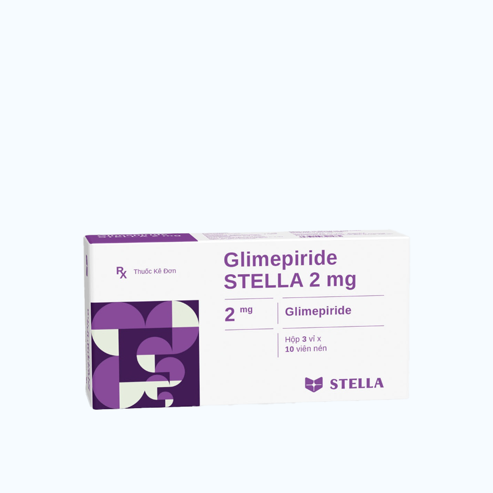 Glimepiride Stella  2mg (3vi x 10vien)