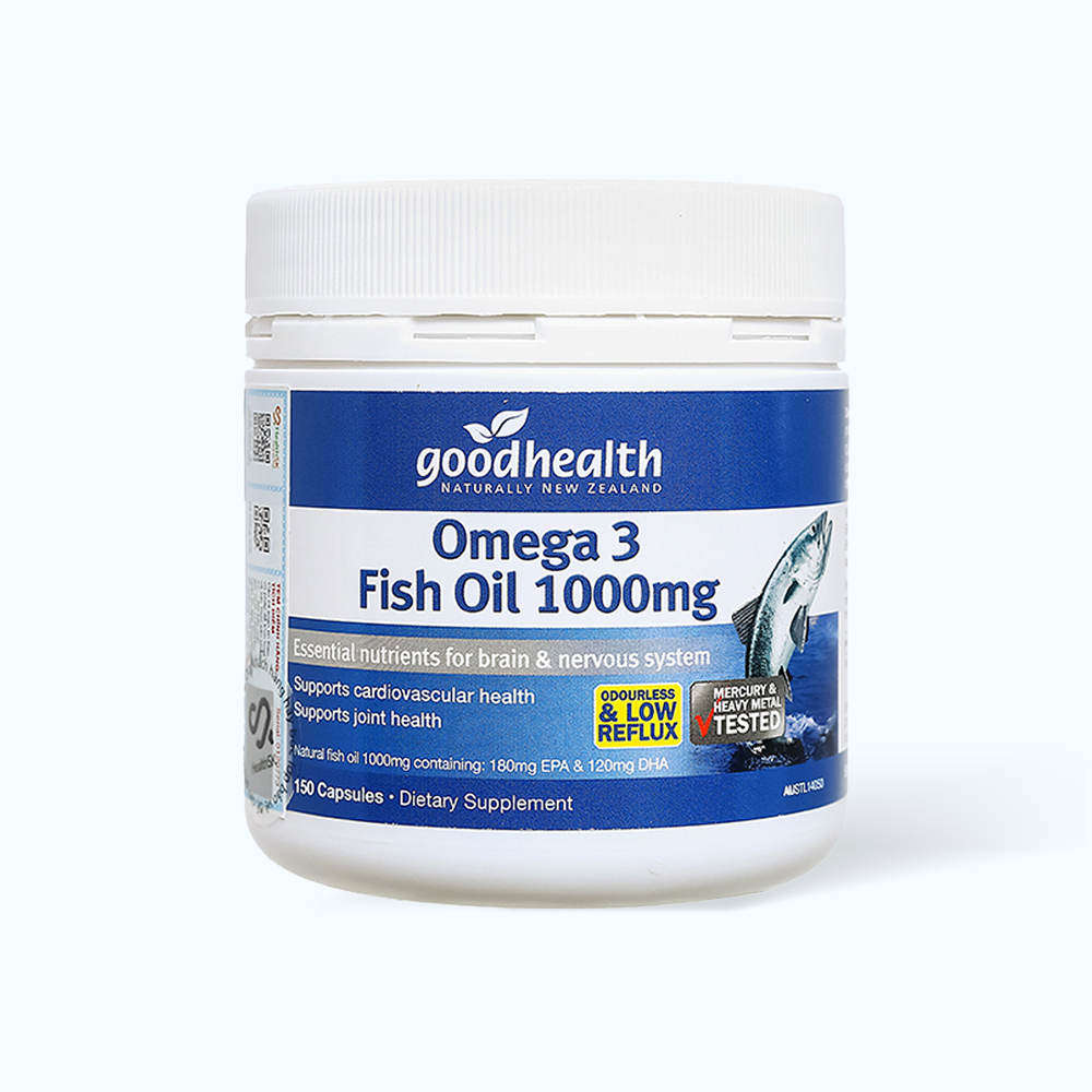 Goodhealth Omega 3 Ho Tro Mat Va Tim Mach (Hop 150 Vien)
