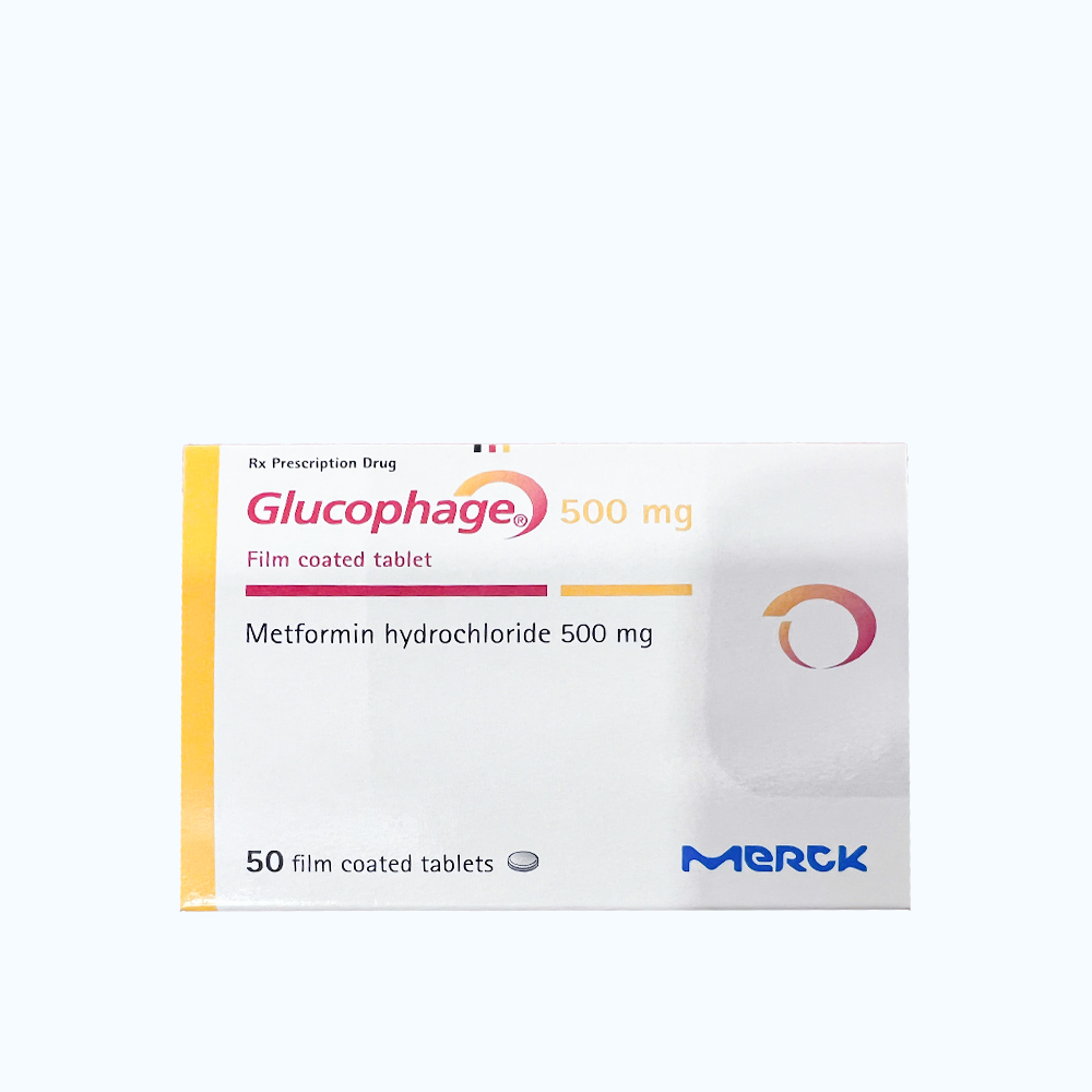 Glucophage Tab 500mg (5 Vi x 10 Vien)