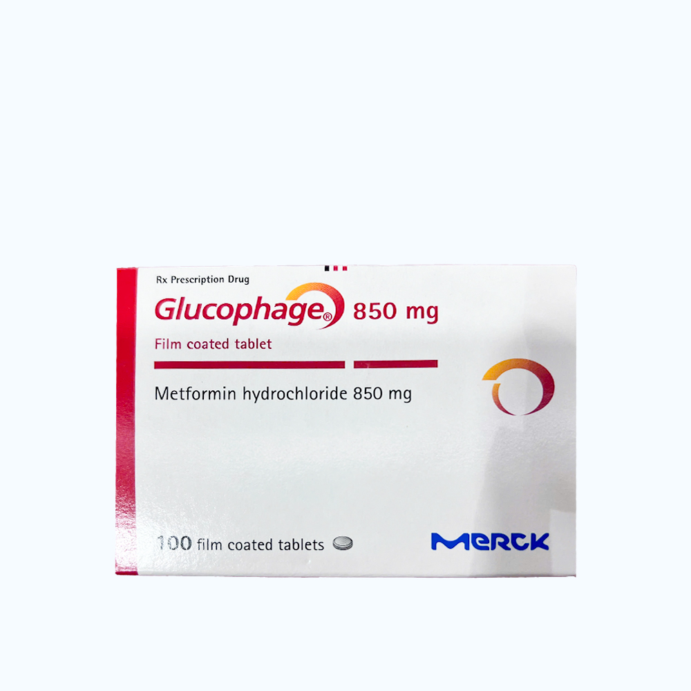 Glucophage Tab 850mg (5vi x 20vien)