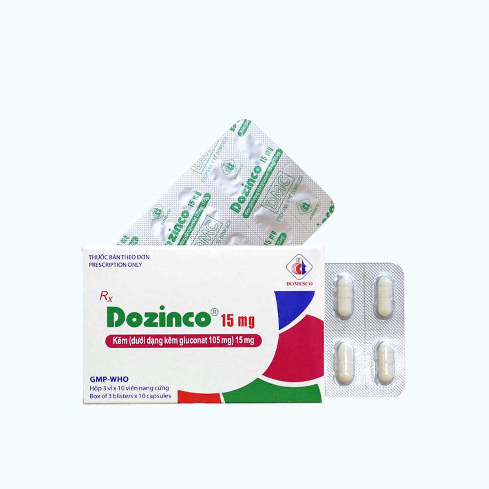 Dozinco Zinc 15mg (3vi x 10vien)