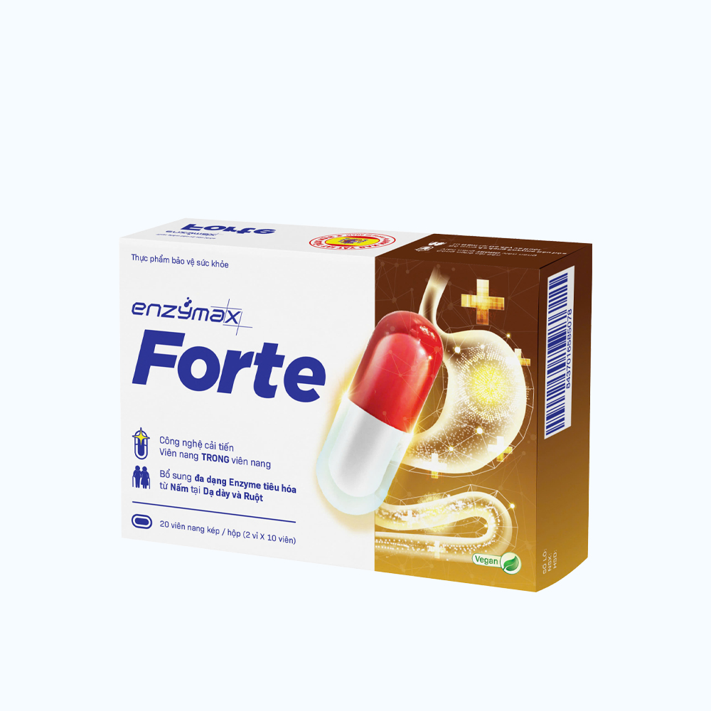 Enzymax Forte Ho Tro Tieu Hoa (20 Vien/Hop)