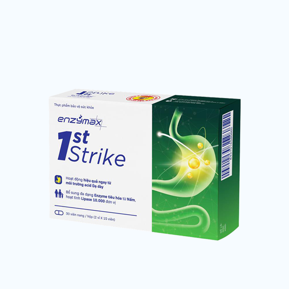Enzymax Strike Ho Tro Tieu Hoa (30 Vien/Hop)