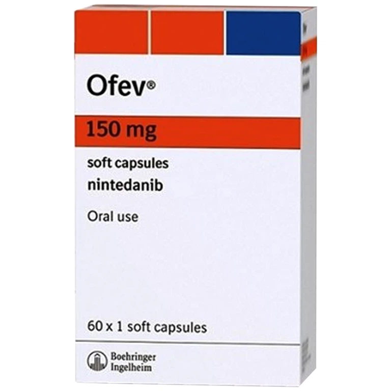 Ofev 150mg Cap Boehringer (Hộp 6 vỉ x 10 viên)