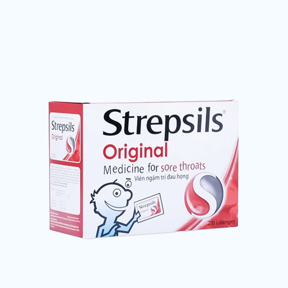 Strepsils Original goi (mau do) (100 goi x 2 vien/Hop)