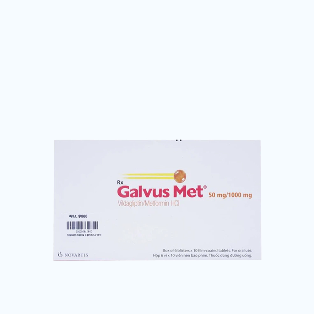 Galvus Met 50mg/1000mg(6vix10vien)