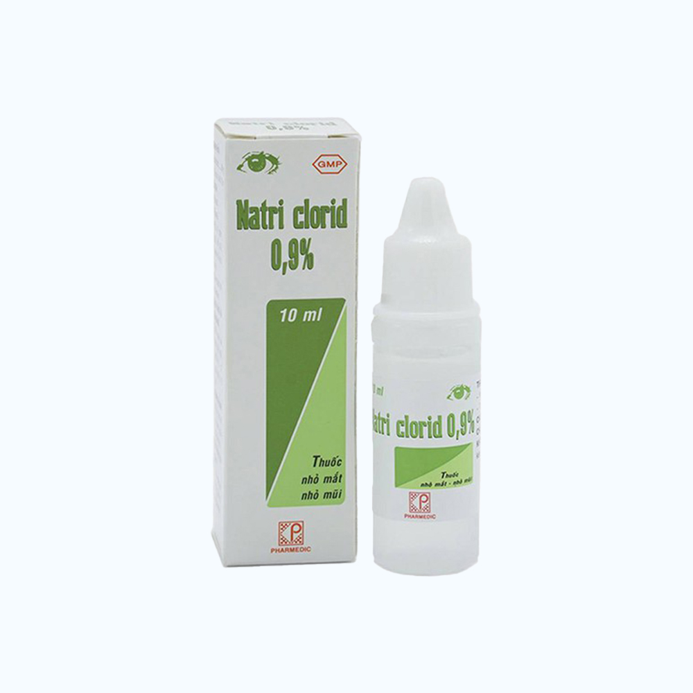 Natri Clorid nho mat mui (Lốc 10 chai x 10ml) Pharmedic