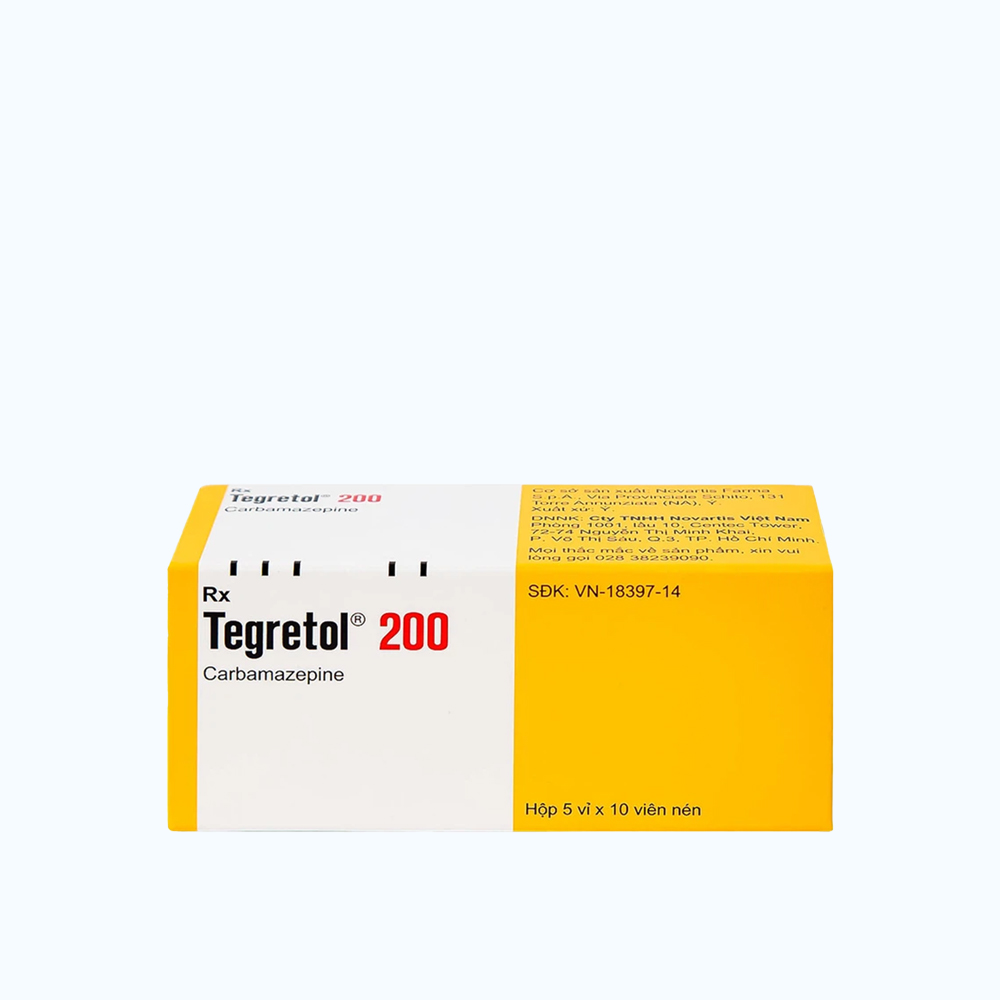 Tegretol Tab 200mg(5vix10vien)