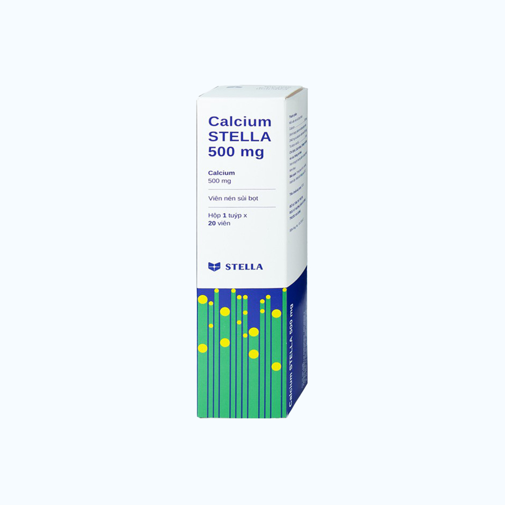 Calcium 500mg ( vien sủi) (Tuýp 20vien)