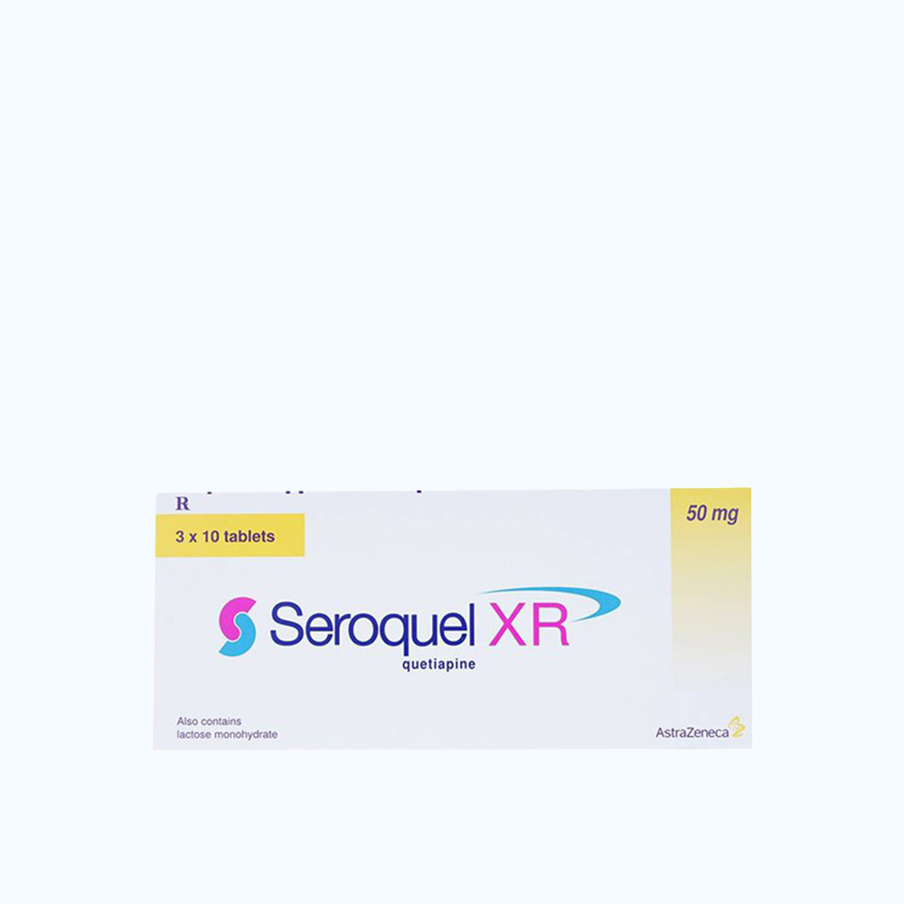 Seroquel XR Tab 50mg(3vix10vien)