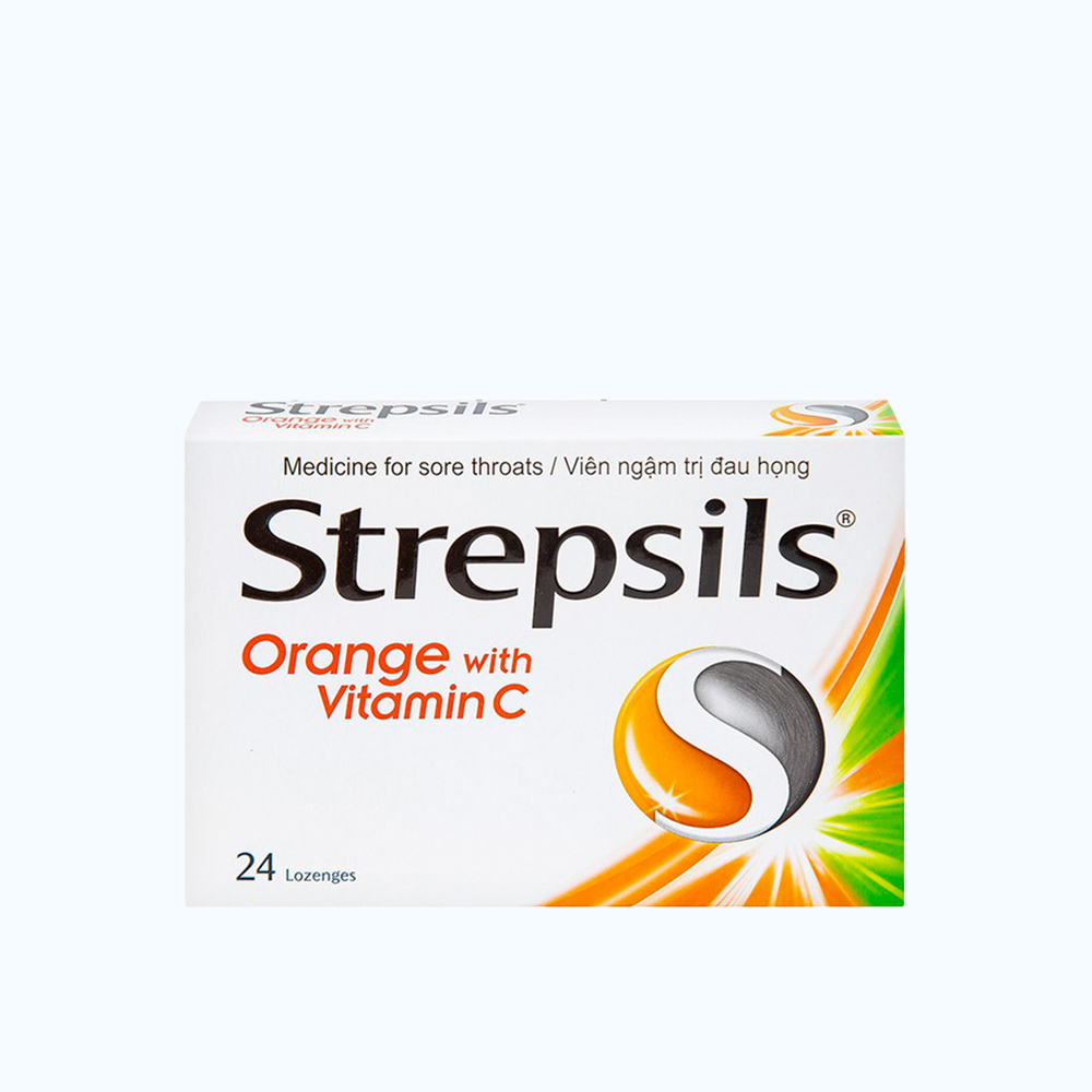 Strepsils Orange & Vita C (2vi x 12vien)