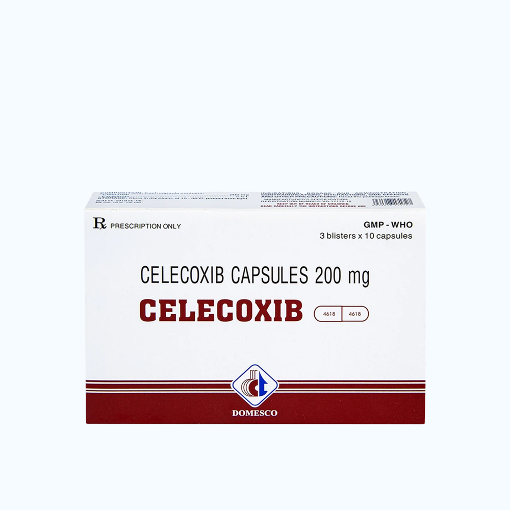 Celecoxib 200mg (3Vi x 10 Vien)- Domesco