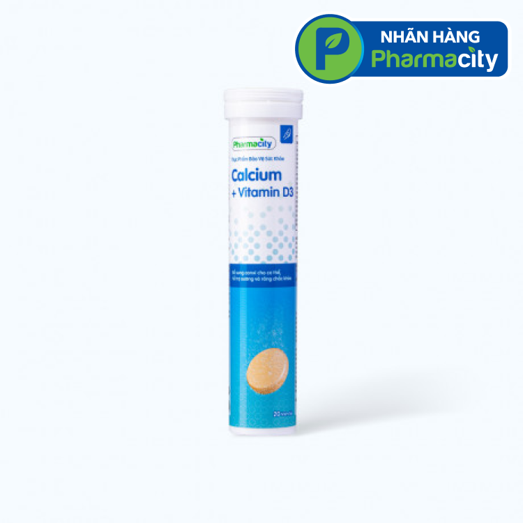 PMC Calcium + Vitamin D3 Effervescent