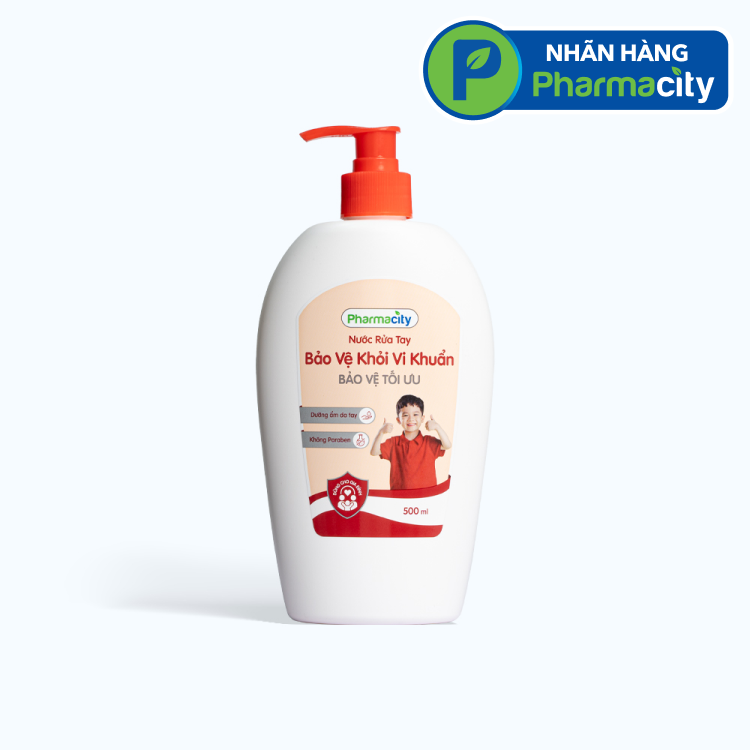 PMC Nuoc Rua Tay Bao Ve Toi Uu 500ml - N